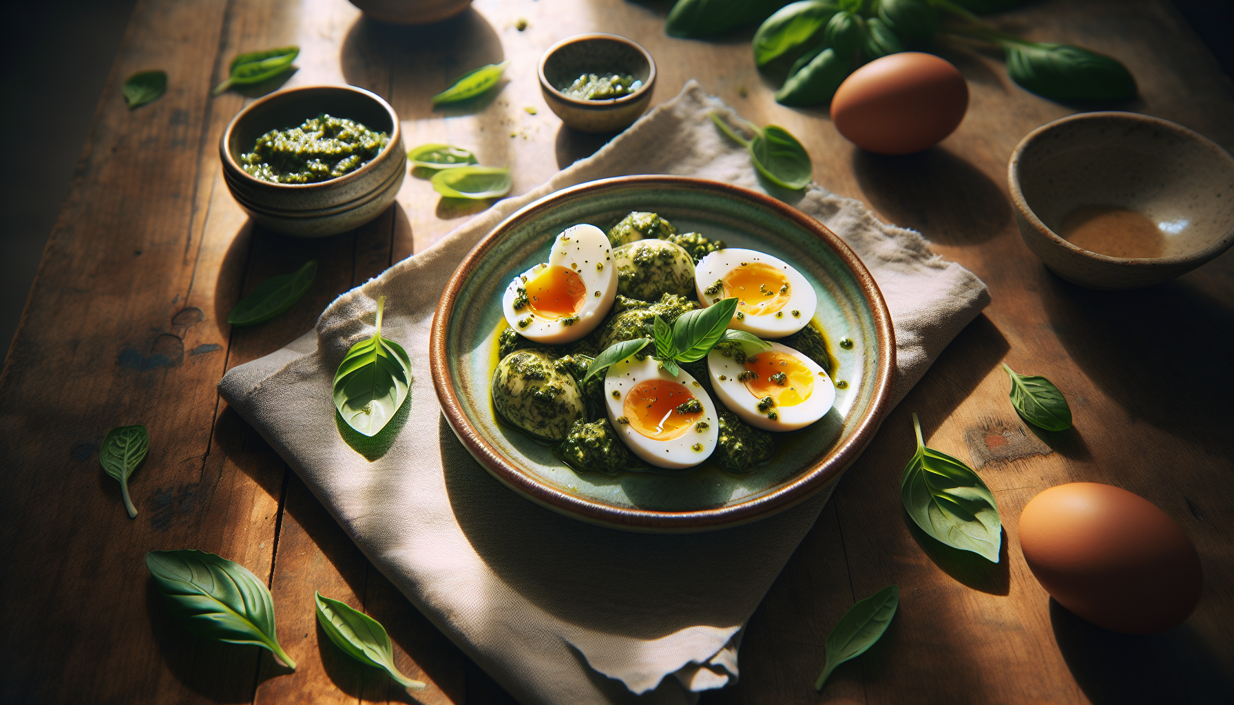 Pesto Eggs