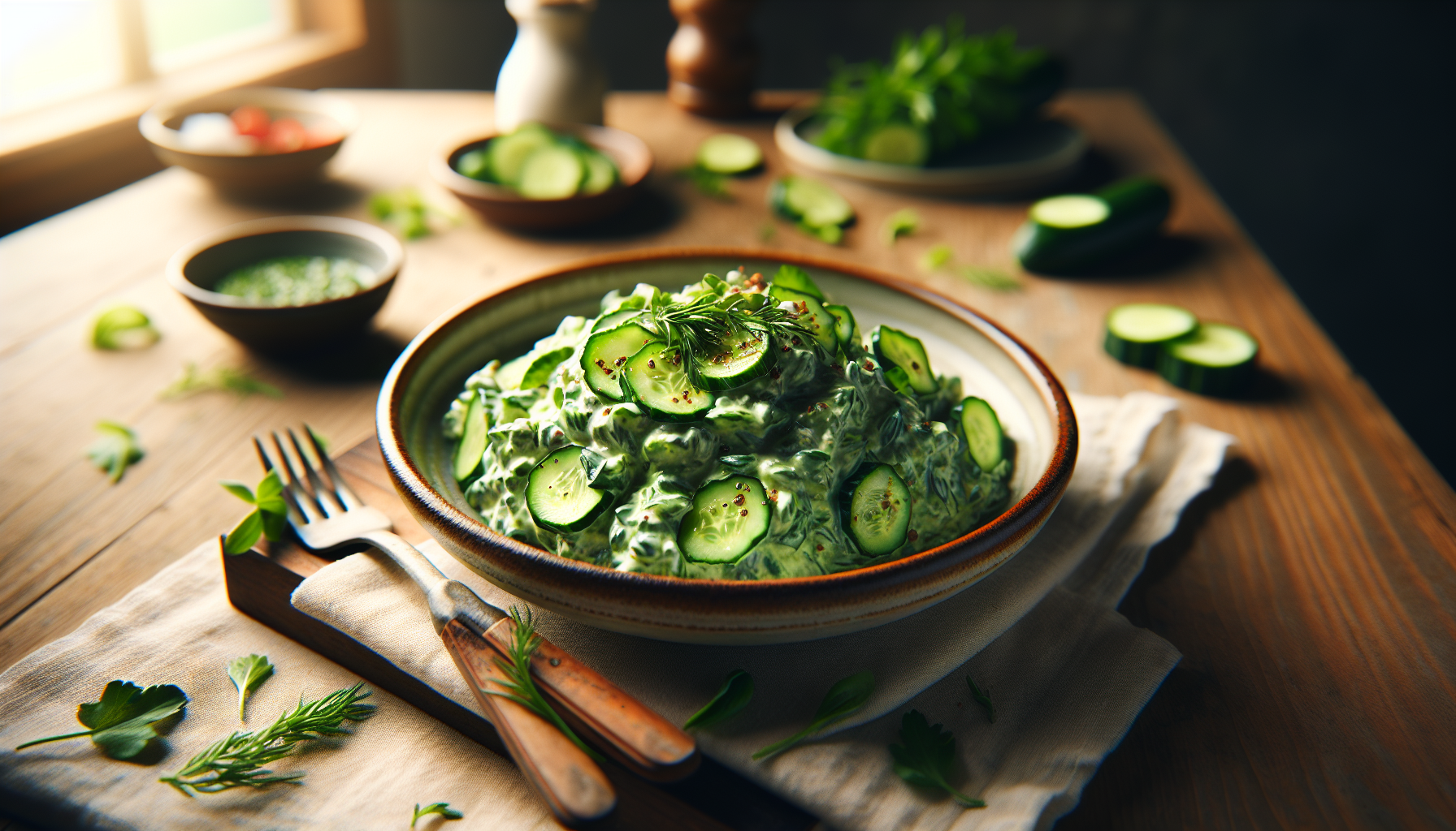 Smashed Cucumber Salad